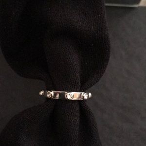 Sterling silver CZ ring